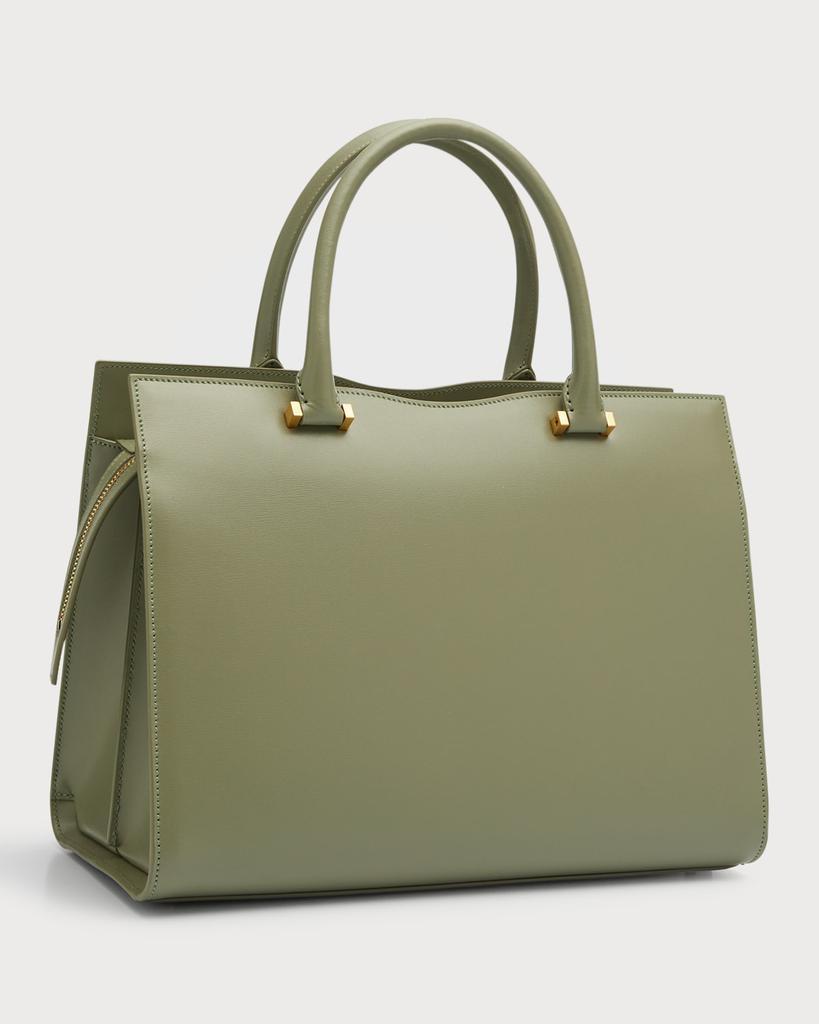 商品Yves Saint Laurent|Uptown Medium Leather Top-Handle Bag,价格¥21522,第6张图片详细描述