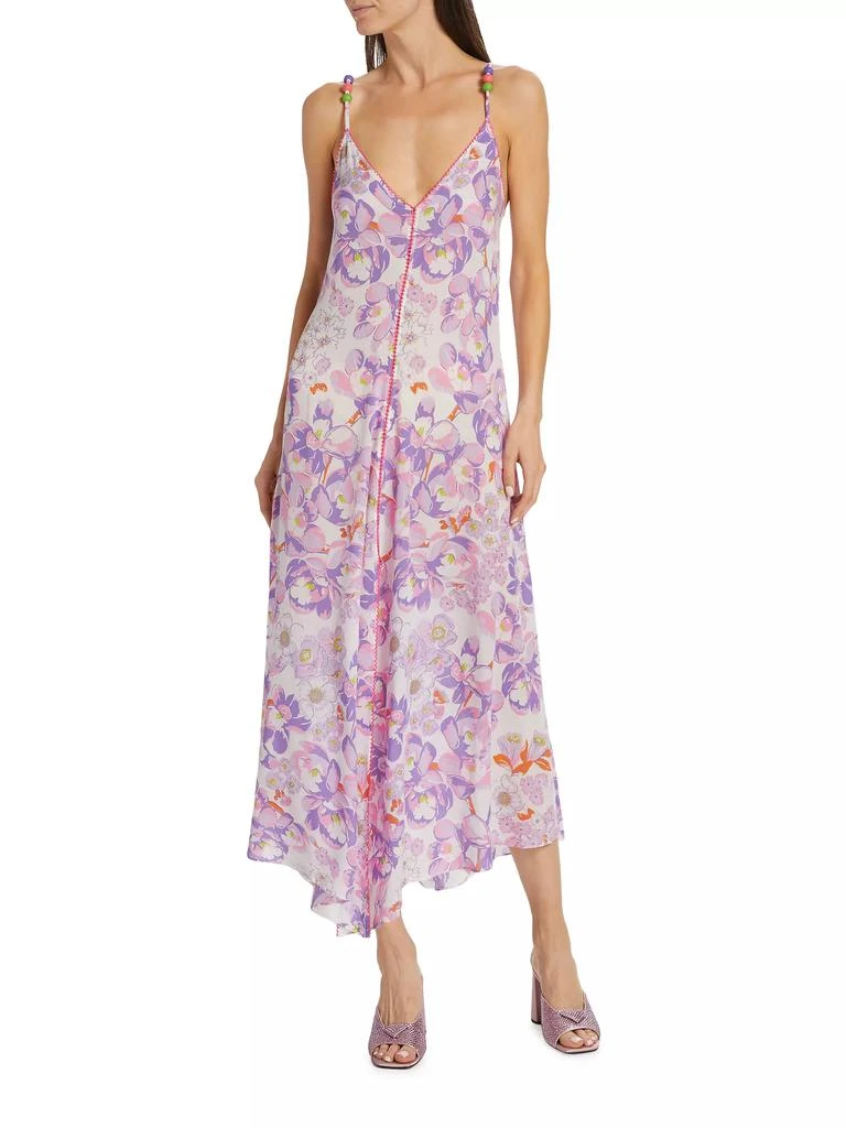 商品Poupette St Barth|Bessie Long Floral Slip Dress,价格¥1044,第3张图片详细描述