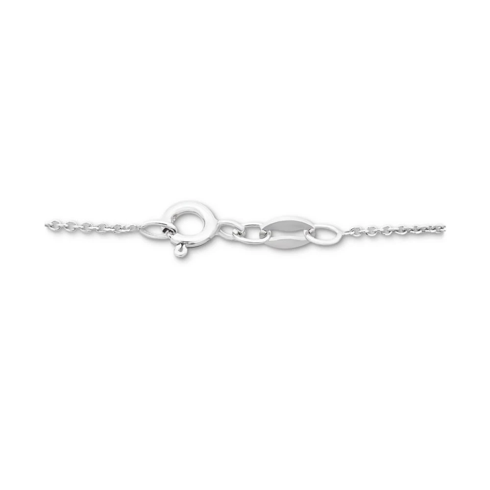 商品Macy's|Diamond Graduated Pendant Necklace (1/10 ct. t.w.) in Sterling Silver,价格¥886,第4张图片详细描述