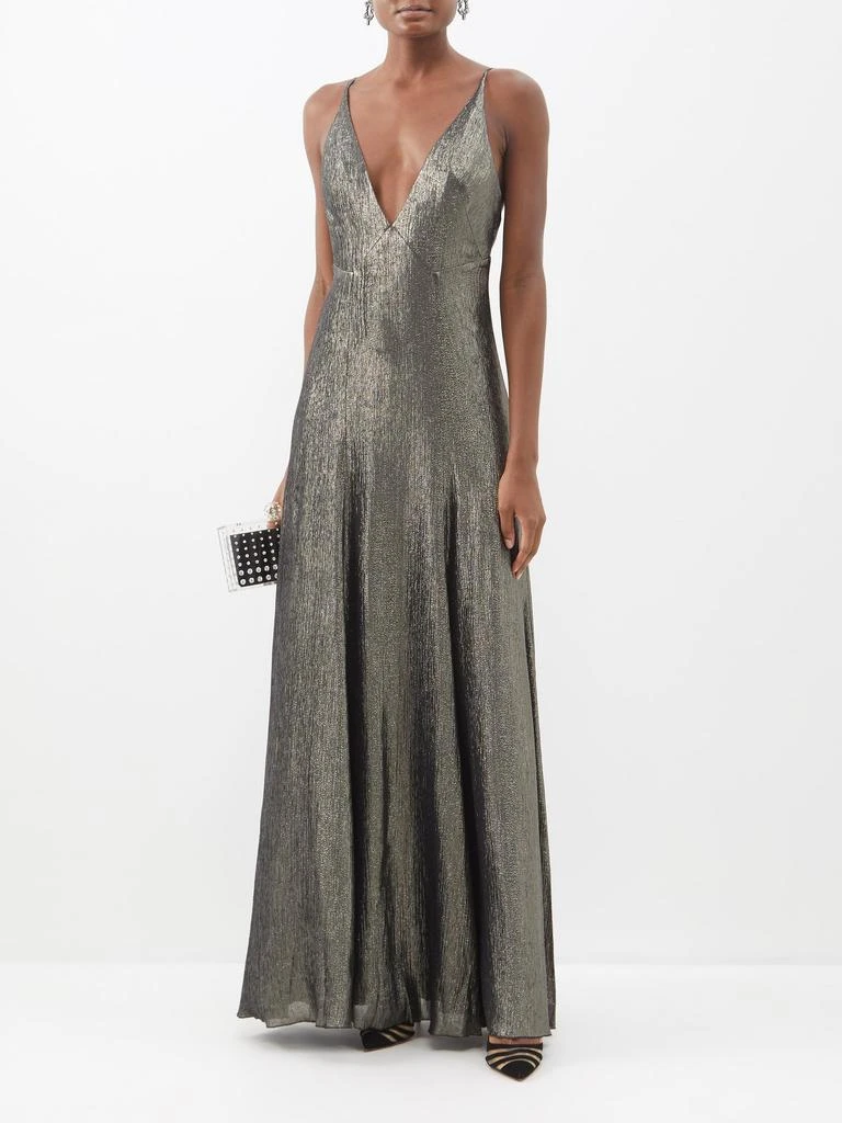 商品The Vampire's Wife|The Hustler wool-blend lamé gown,价格¥6524,第2张图片详细描述