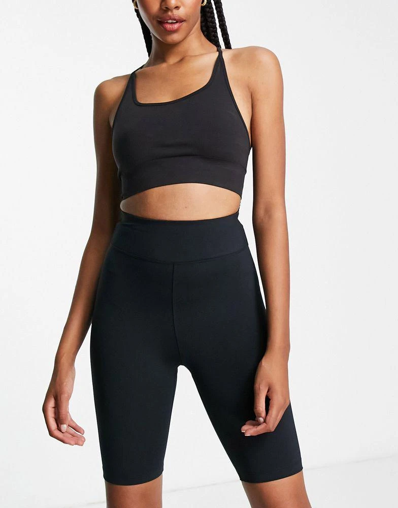 商品ASOS|ASOS 4505 Tall Icon 8 inch legging short with bum sculpt detail in black,价格¥60,第2张图片详细描述