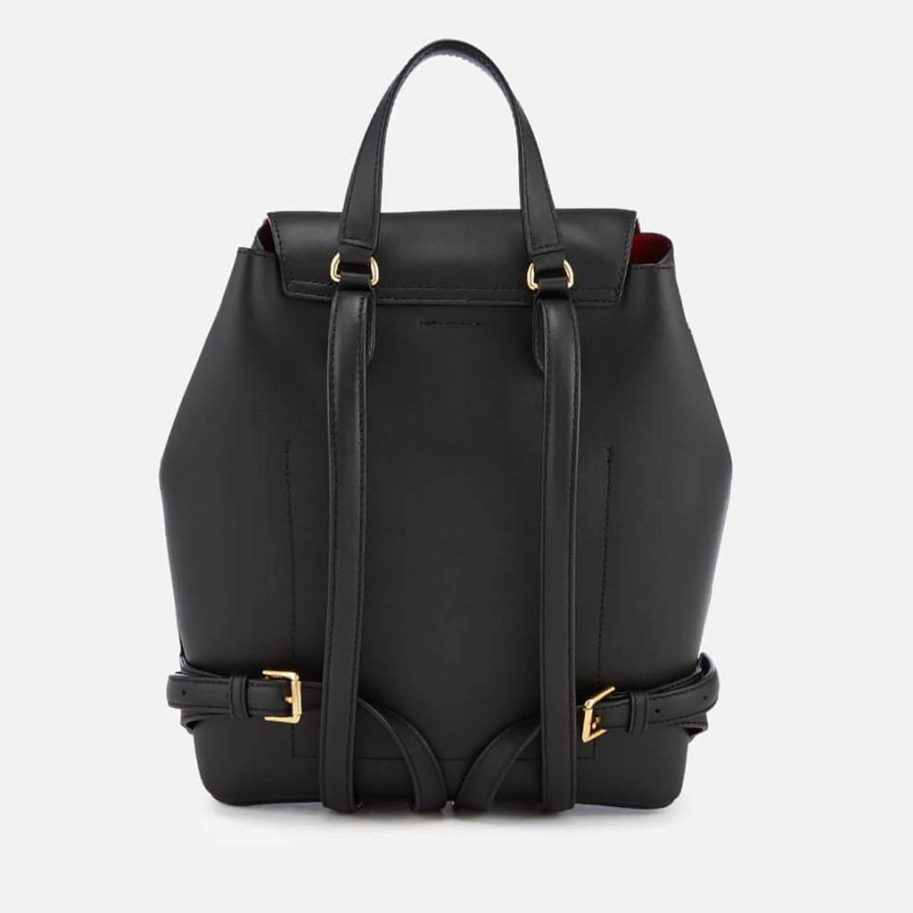 商品Ralph Lauren|Lauren Ralph Lauren Women's Flap Backpck - Medium - Black,价格¥2081,第5张图片详细描述