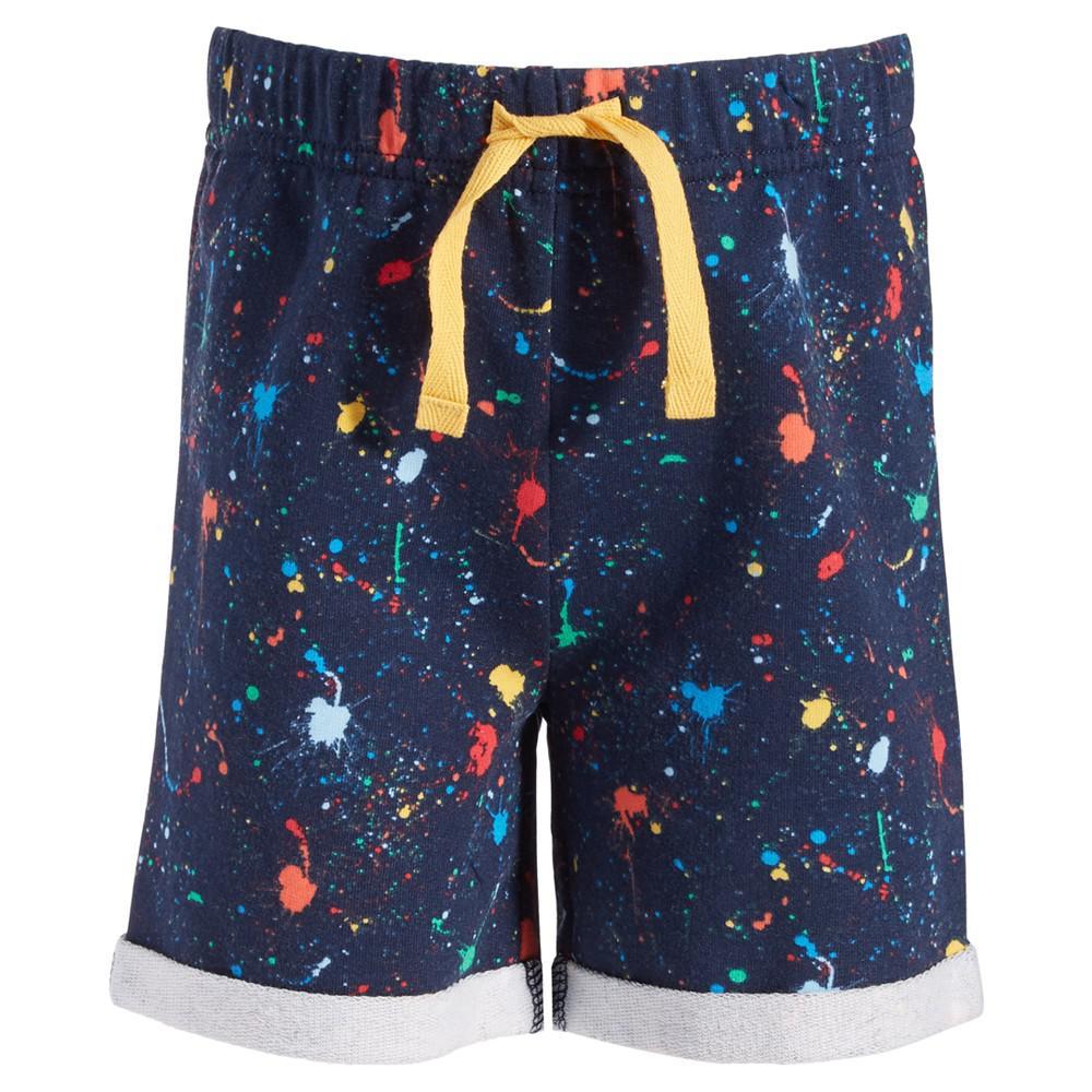 商品First Impressions|Baby Boys Splatter-Print Shorts, Created for Macy's,价格¥37,第1张图片