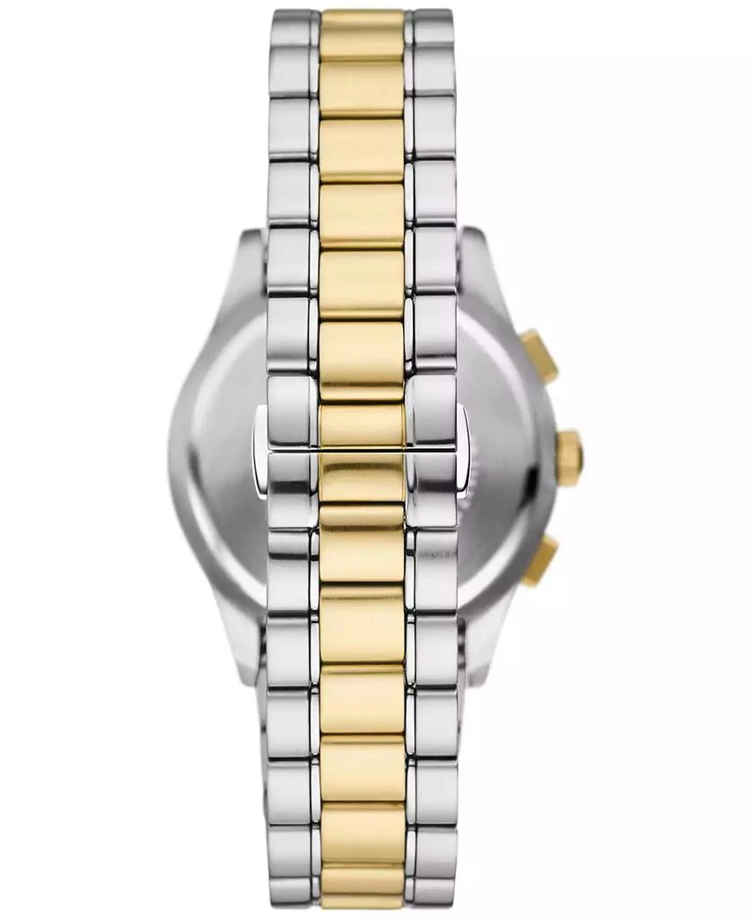 商品Emporio Armani|Men's Chronograph Paolo Two-Tone Stainless Steel Bracelet Watch 42mm,价格¥2893,第3张图片详细描述