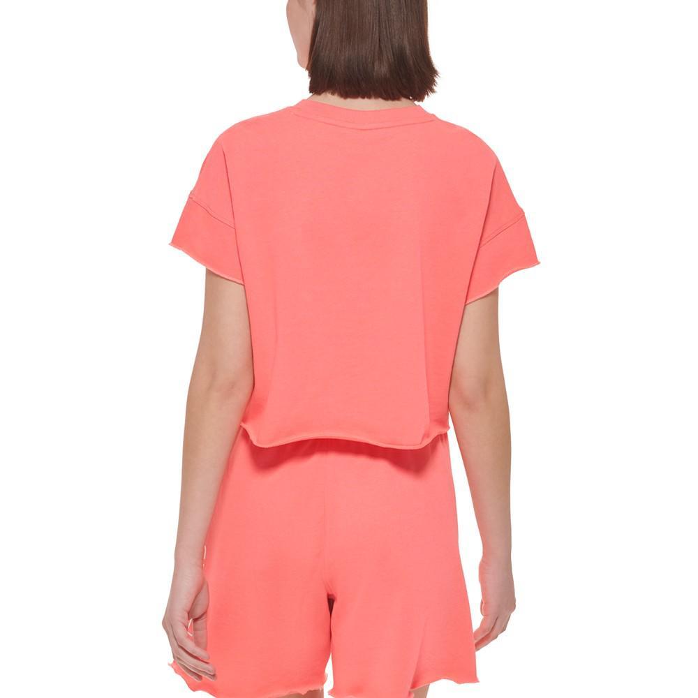 商品Calvin Klein|Women's Cropped Logo T-Shirt,价格¥146,第4张图片详细描述