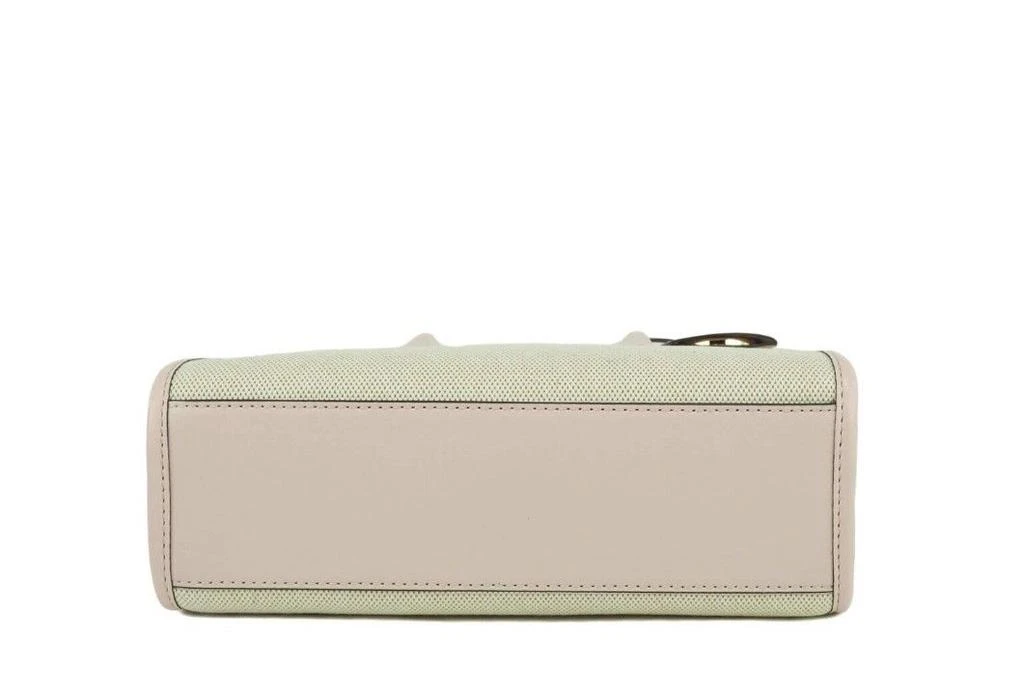 商品Michael Kors|Michael Kors Mirella Small Powder Blush Canvas Shopper Crossbody Handbag Purse,价格¥2069,第4张图片详细描述