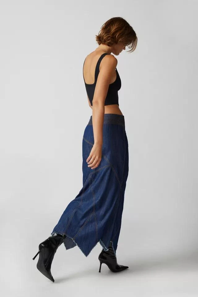商品Urban Outfitters|UO Evie Seamed Denim Midi Skirt,价格¥443,第3张图片详细描述