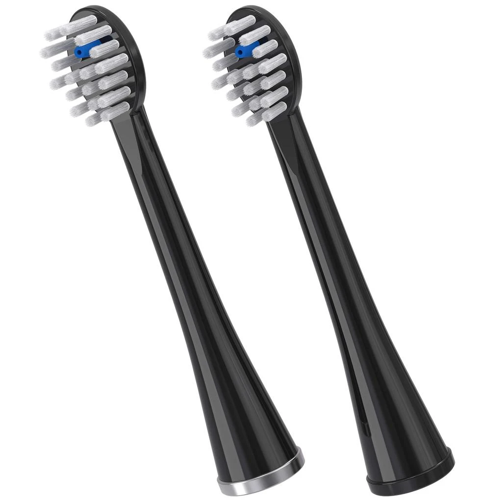 商品Waterpik|Waterpik Compact Replacement Brush Heads for Sonic-Fusion Flossing Toothbrush SFRB-2EW, 2 Count White,价格¥125,第1张图片