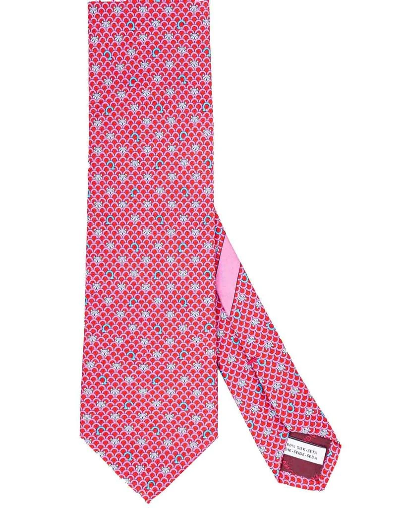商品Salvatore Ferragamo|Salvatore Ferragamo Micro Pattern Printed Tie,价格¥1485,第2张图片详细描述