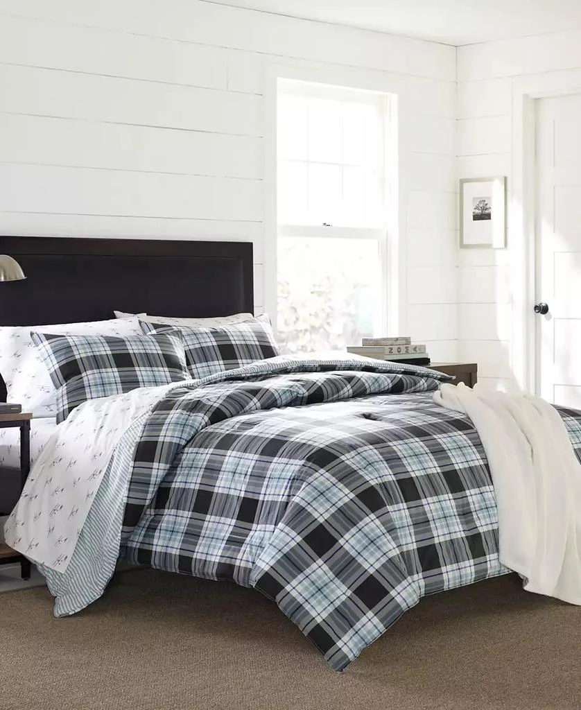 商品Eddie Bauer|Lewis Atlantic Plaid Comforter Set,价格¥894,第1张图片详细描述