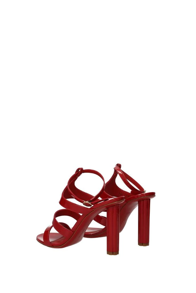 商品Salvatore Ferragamo|Sandals trevi Patent Leather Red,价格¥3223,第4张图片详细描述