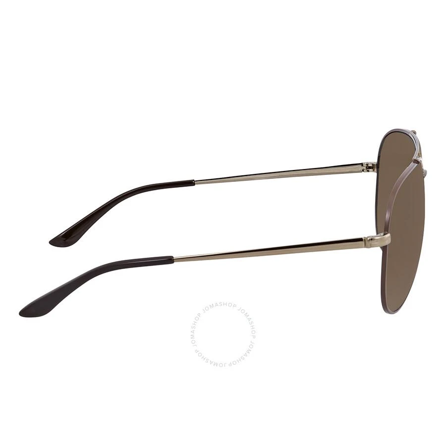 商品Salvatore Ferragamo|Salvatore Ferragamo Brown Pilot Unisex Sunglasses SF131S 211 60,价格¥590,第3张图片详细描述