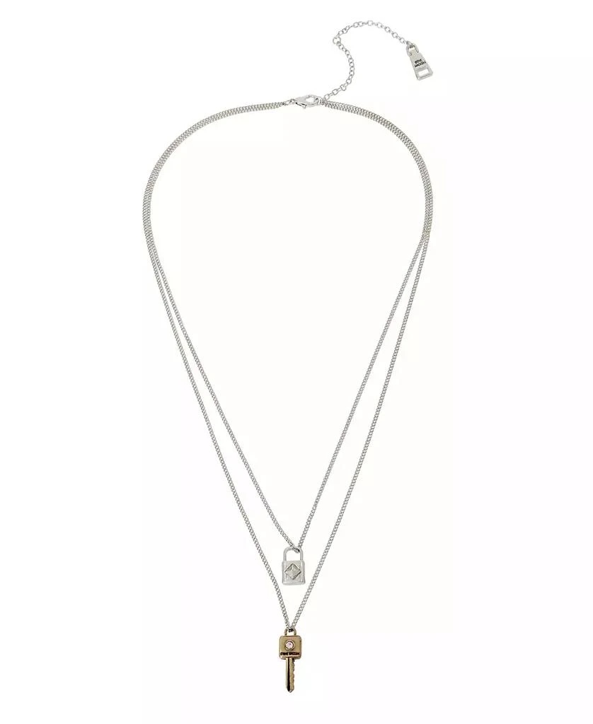 商品Steve Madden|Padlock Key Layered Necklace,价格¥135,第1张图片