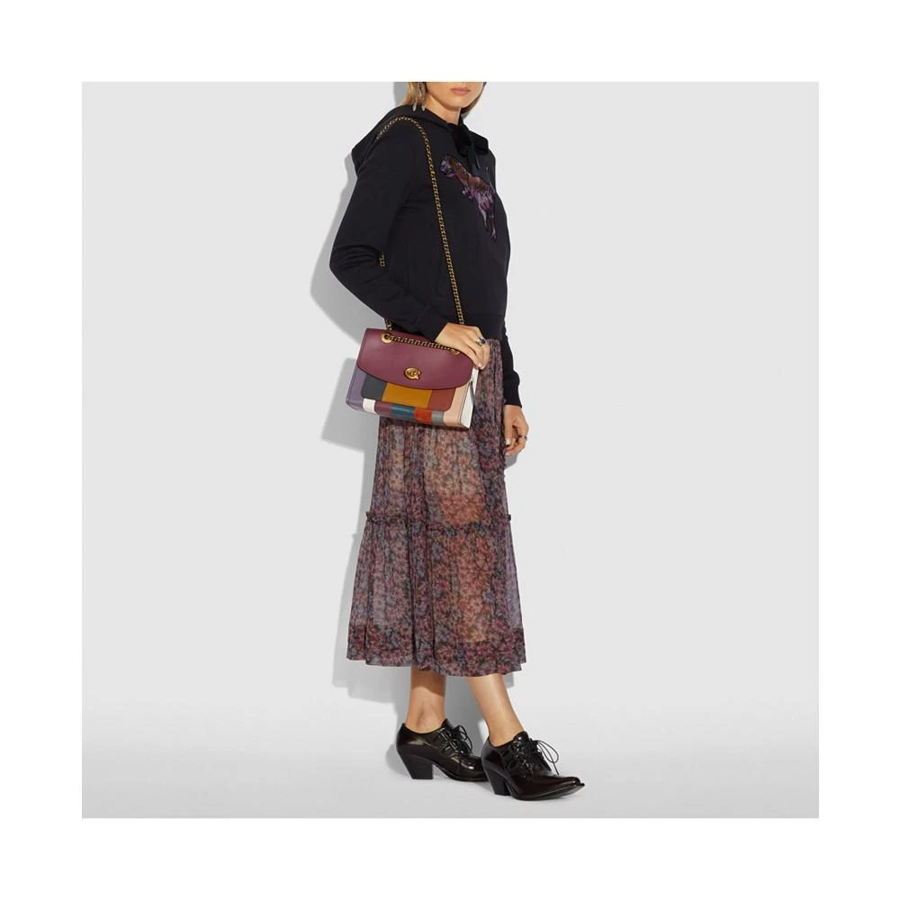 商品Coach|Patchwork Stripe Parker 单肩包,价格¥1150,第3张图片详细描述