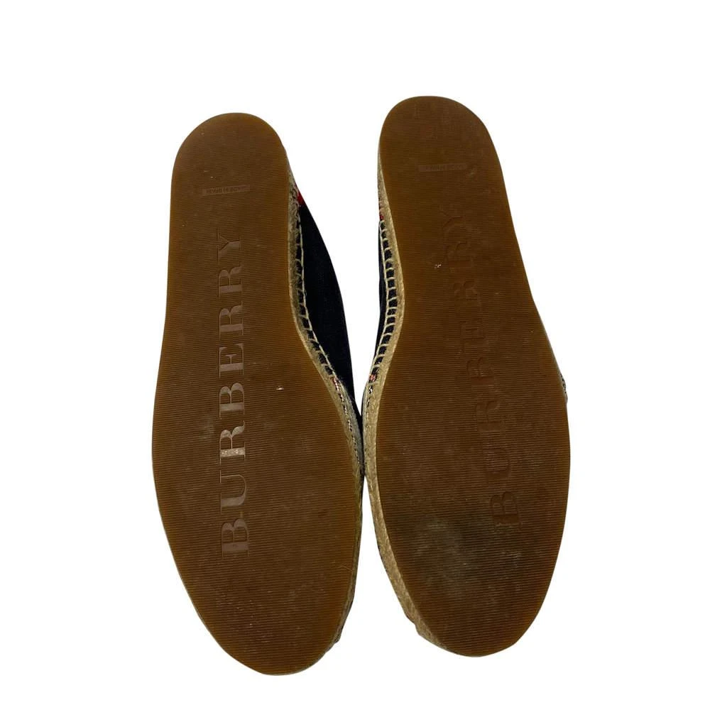 商品[二手商品] Burberry|Burberry Navy Blue Nova Check Canvas Espadrilles Size EU 40,价格¥3495,第5张图片详细描述