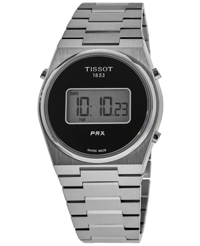 Tissot PRX 39mm Black Digital Dial Steel Men's Watch T137.463.11.050.00