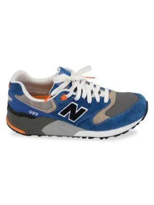 商品[二手商品] New Balance|New Balance 999 Elite Knicks In Blue Suede Athletic Shoes Sneakers,价格¥1906,第1张图片