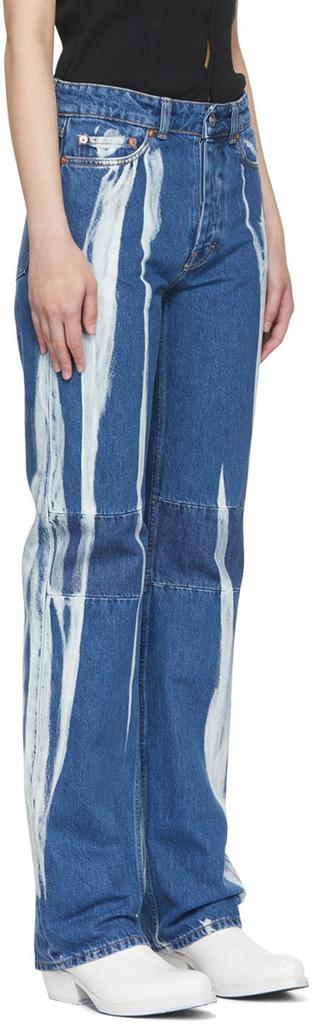 蓝色 Bleach 牛仔裤商品第2张图片规格展示
