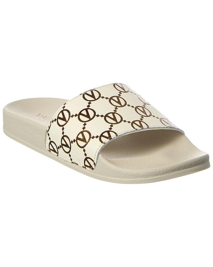 商品Mario Valentino|Valentino by Mario Valentino Kali Leather Slide,价格¥826,第1张图片