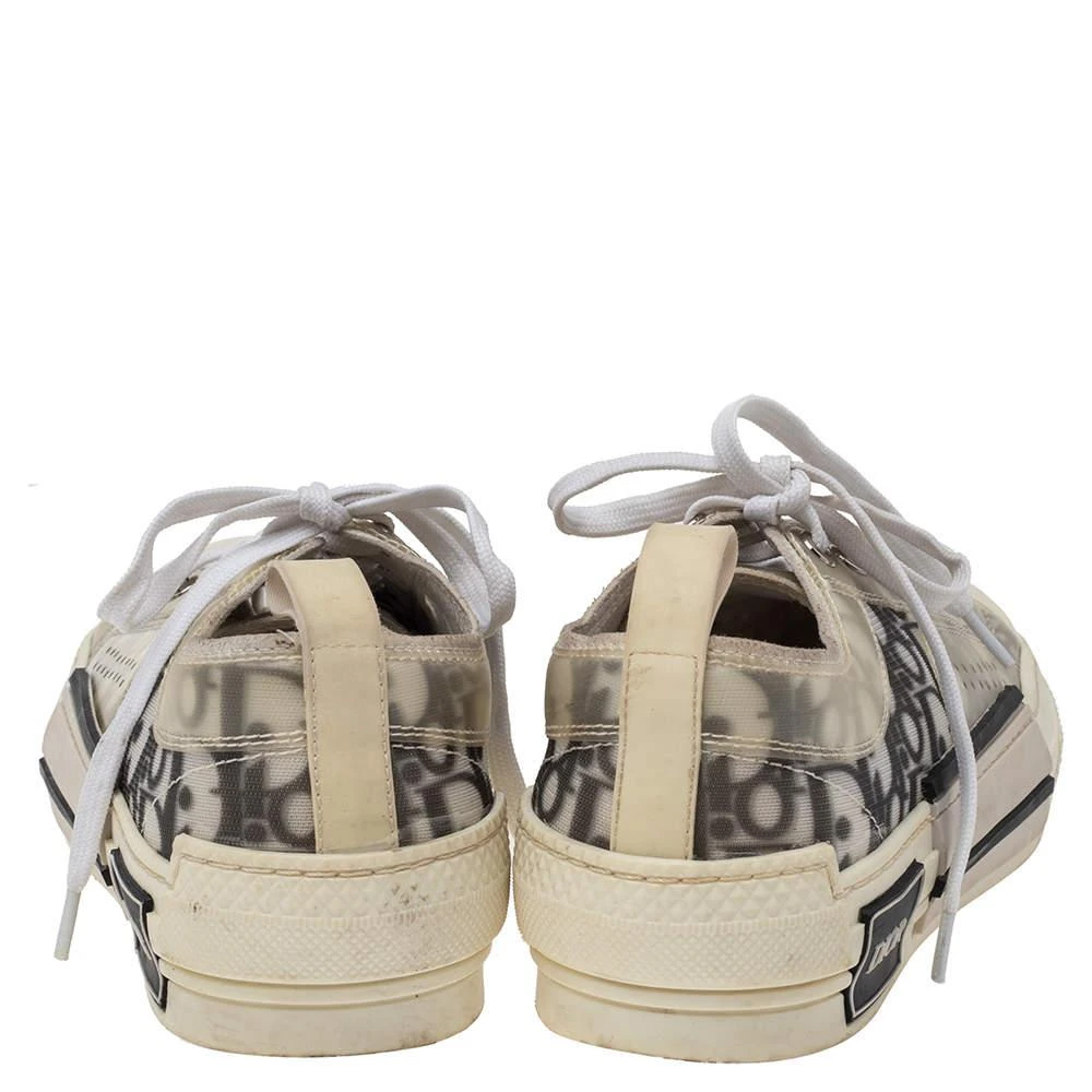 商品[二手商品] Dior|Dior Green/White Oblique Mesh B23 Low Top Sneakers Size 36,价格¥2445,第5张图片详细描述