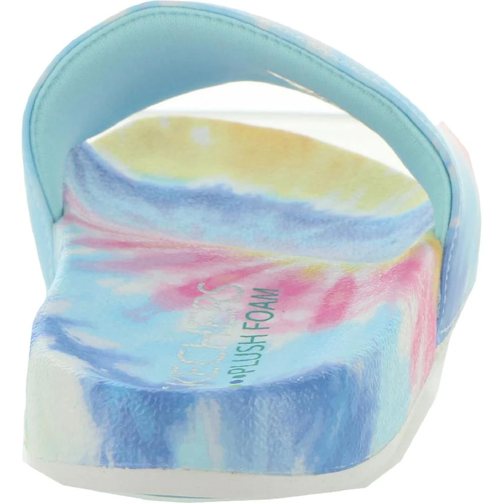 商品SKECHERS|Skechers Womens Tie Die Flat Slide Sandals,价格¥246,第3张图片详细描述