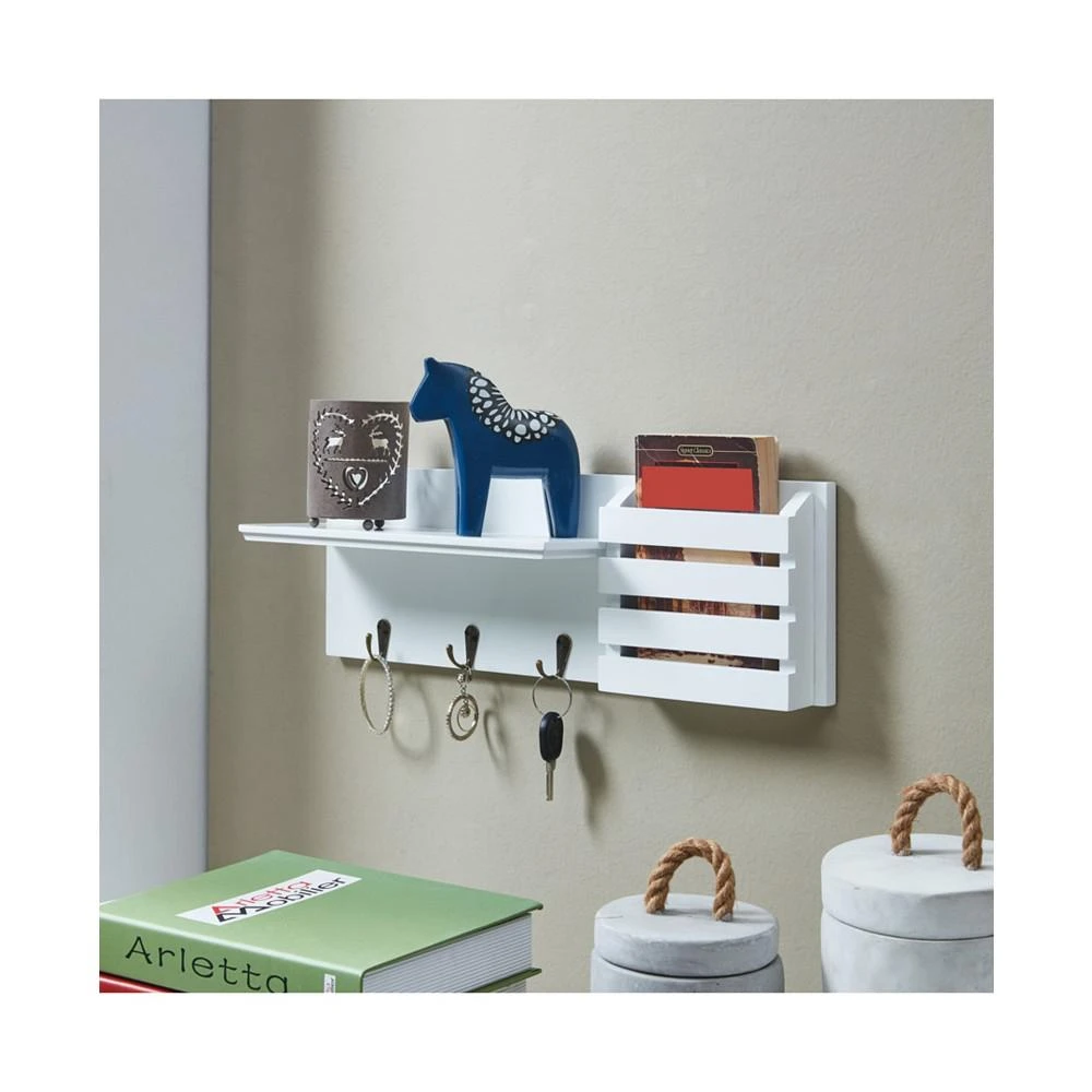 商品Danya B|Utility Shelf with Pocket and Hanging Hooks,价格¥362,第2张图片详细描述