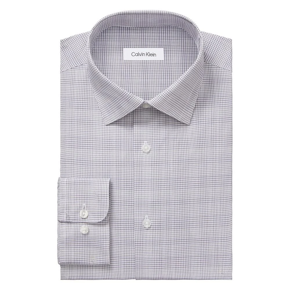 商品Calvin Klein|Men's Steel Plus Regular Fit Stretch Wrinkle Resistant Dress Shirt,价格¥637,第1张图片