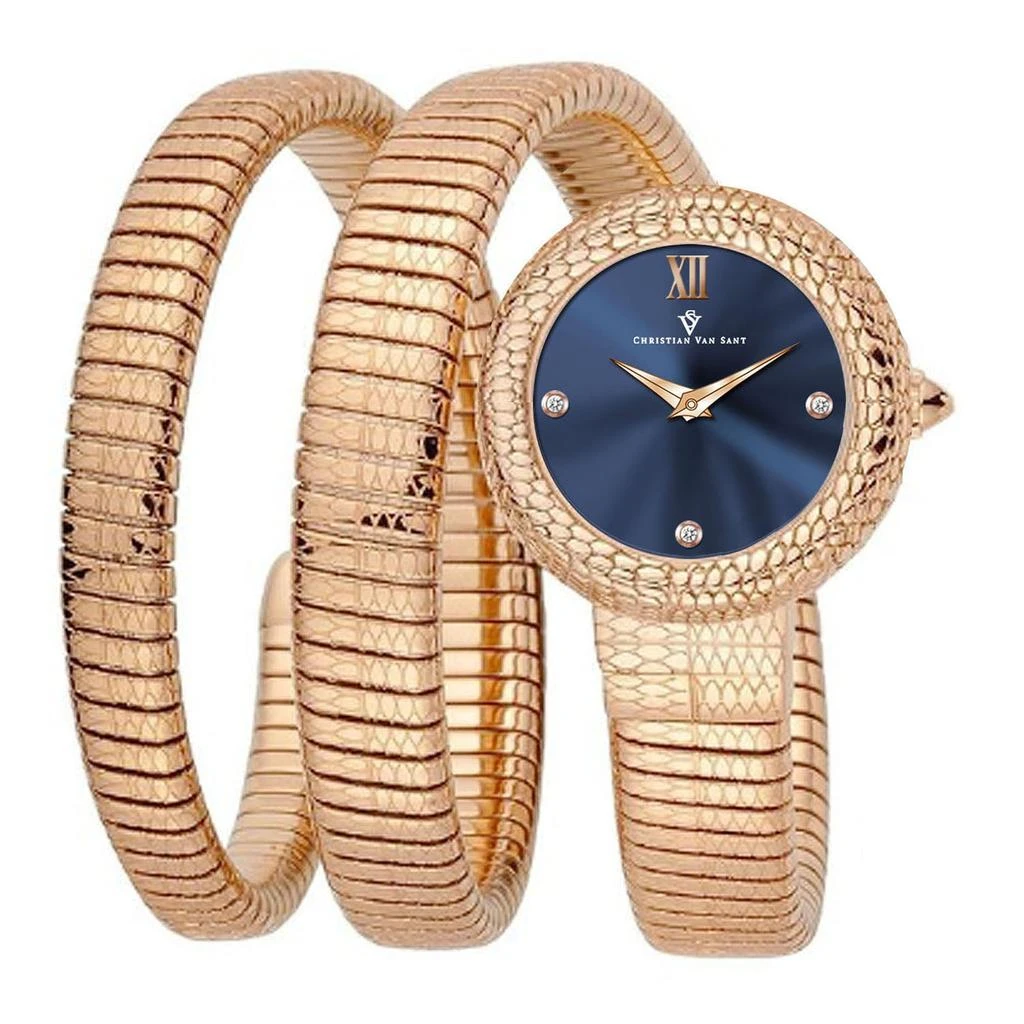 商品Christian Van Sant|Women's Naga Blue Dial Watch,价格¥1467,第1张图片