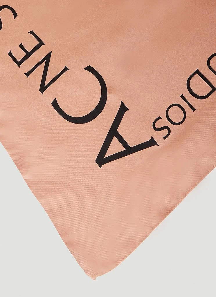 商品Acne Studios|Logo Print Sqaure Scarf,价格¥1001,第3张图片详细描述