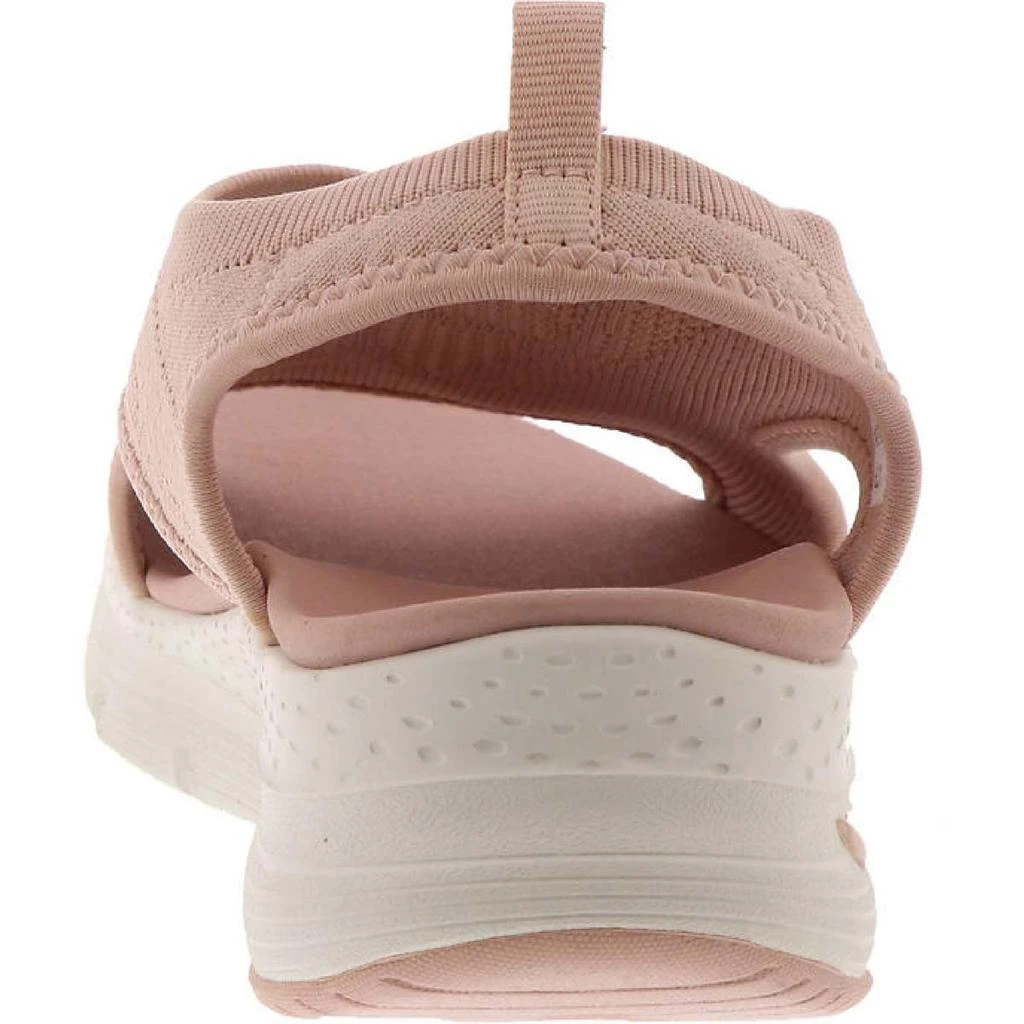 商品SKECHERS|Skechers Womens Arch Fit-City Catch Knit Slingback Wedge Sandals,价格¥427,第3张图片详细描述