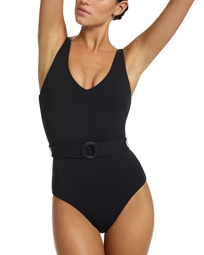 商品JETS|Belted One Piece Swimsuit,价格¥1684,第3张图片详细描述