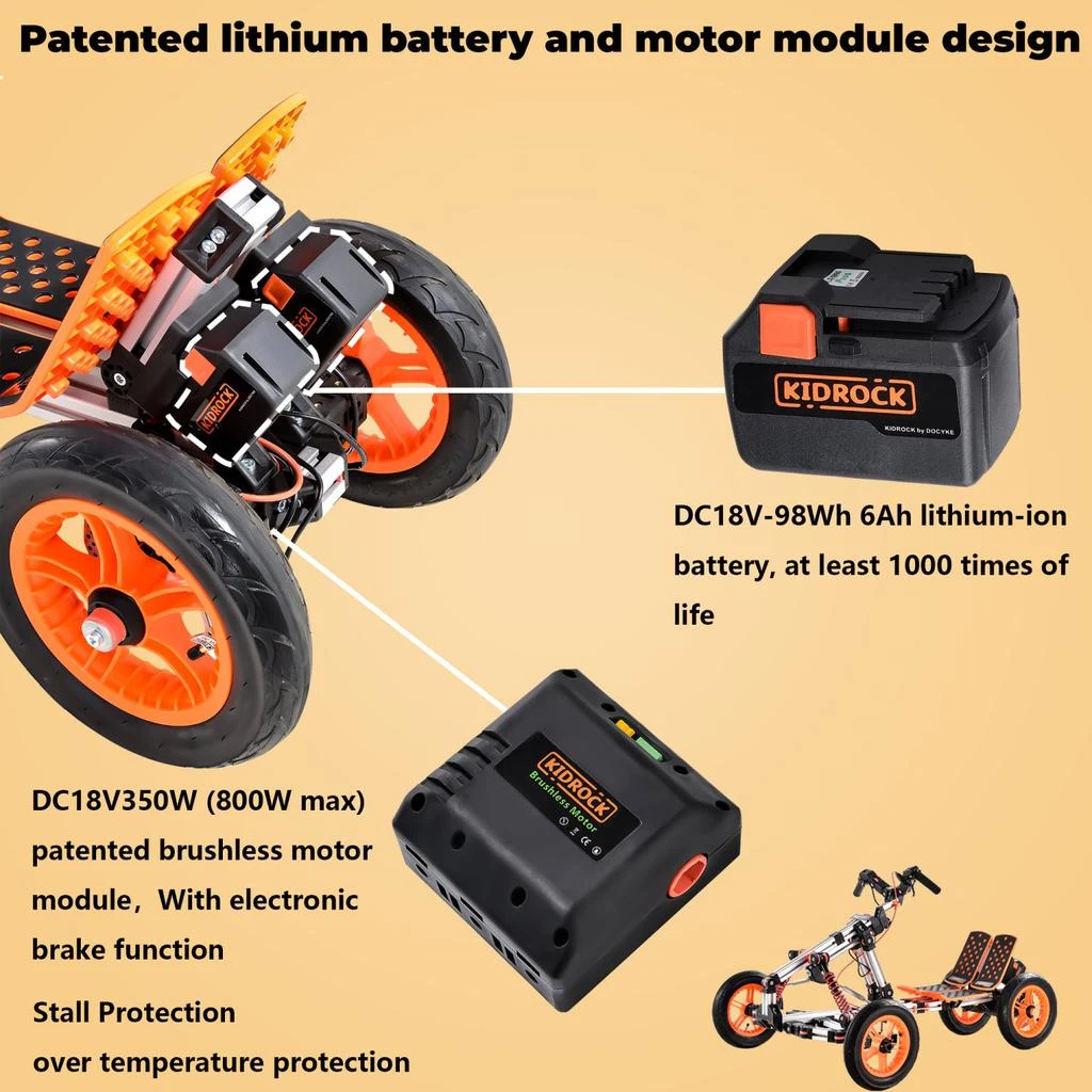商品Simplie Fun|Modular design High-strength material electric innovation kart,价格¥15832,第5张图片详细描述