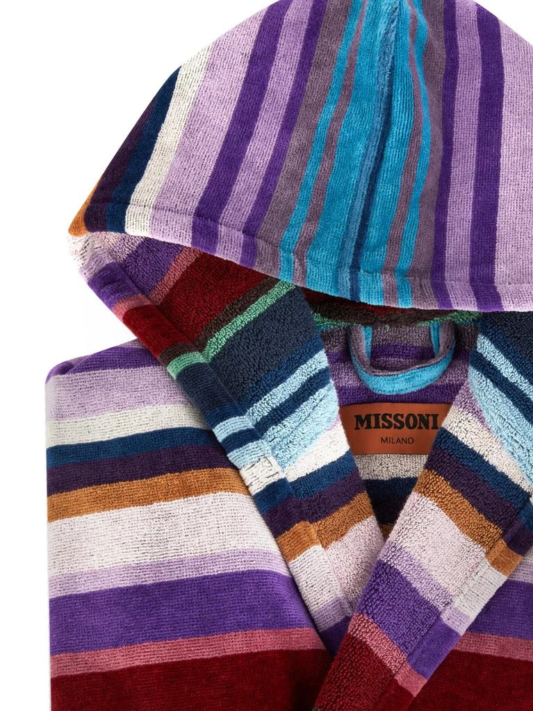 商品Missoni|Missoni Home Jazz Multi-Way Stripe-Pattern Belted Bathrobe,价格¥3036,第2张图片详细描述