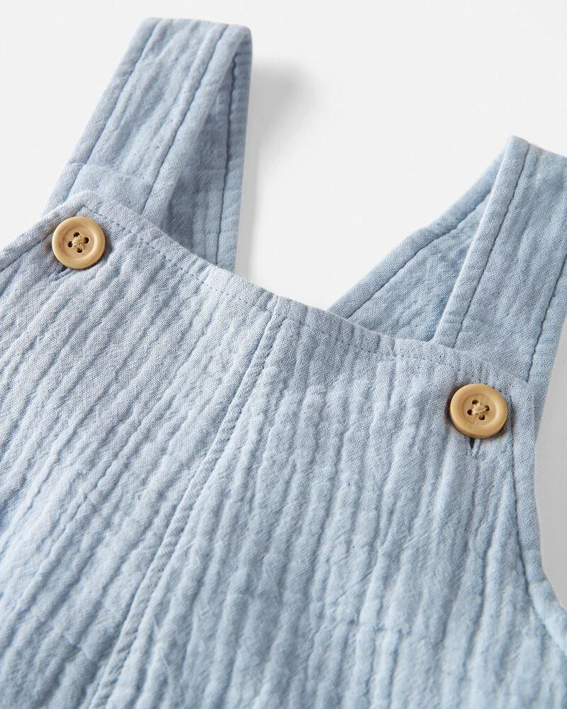 商品littleplanet|Organic Cotton Gauze Shortall,价格¥171,第3张图片详细描述