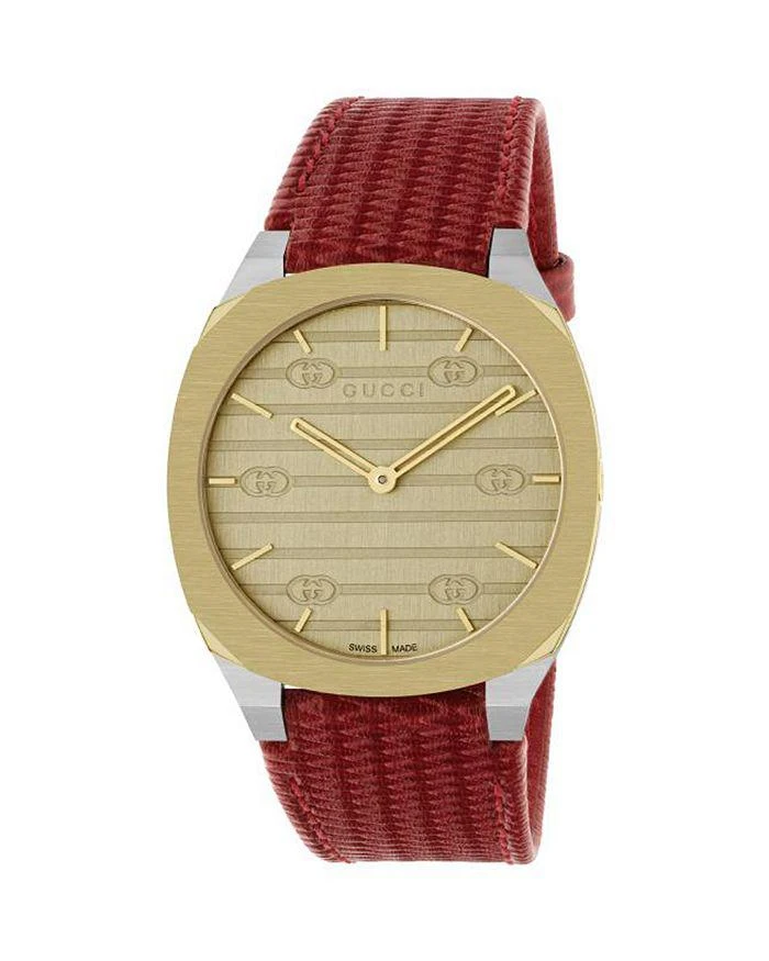 商品Gucci|25H Watch, 34mm,价格¥13885,第1张图片详细描述