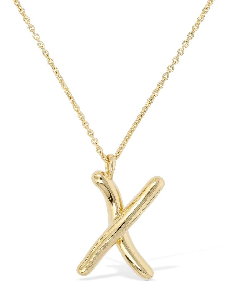 商品Missoma|Curvy Molten "x" Pendant Necklace,价格¥365,第1张图片