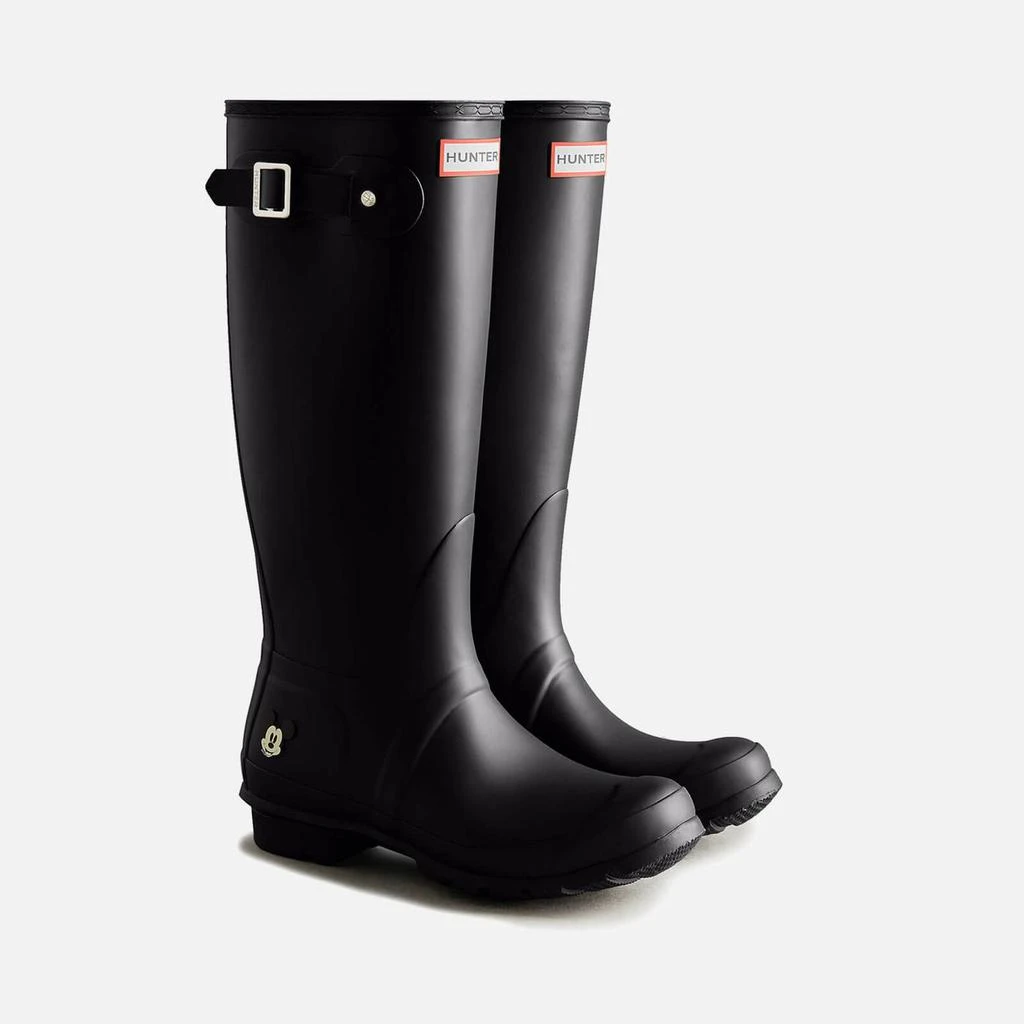 商品Hunter|HUNTER X DISNEY WOMEN'S DISNEY PRINT ORIGINAL TALL WELLIES - BLACK,价格¥702,第2张图片详细描述