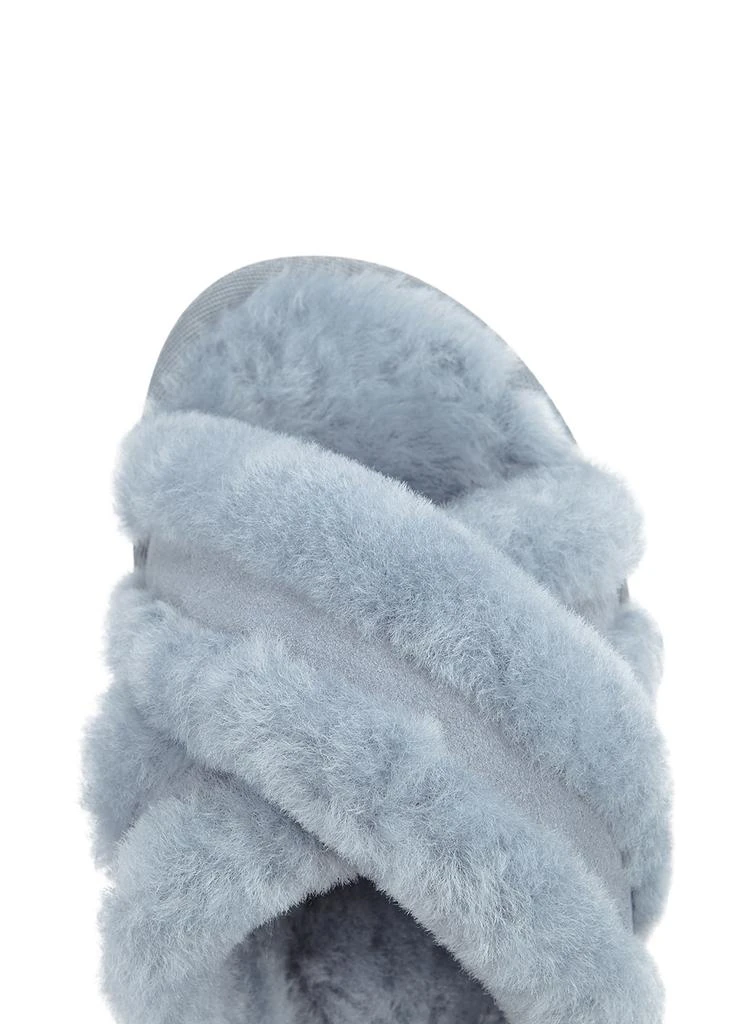 商品UGG|Scuffita light blue shearling slippers,价格¥636,第4张图片详细描述