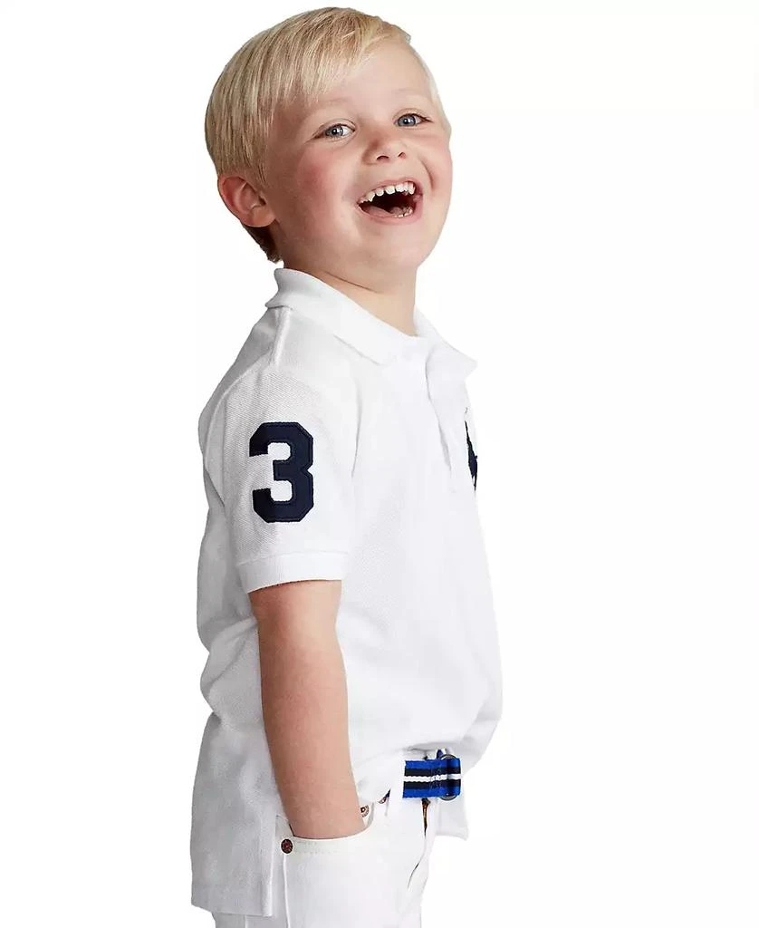 商品Ralph Lauren|Toddler and Little Boys Big Pony Cotton Mesh Polo,价格¥418,第2张图片详细描述