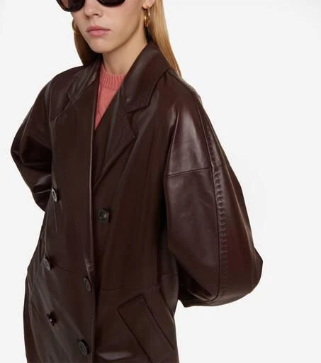 商品Max Mara|Ussuri leather coat,价格¥24559,第4张图片详细描述