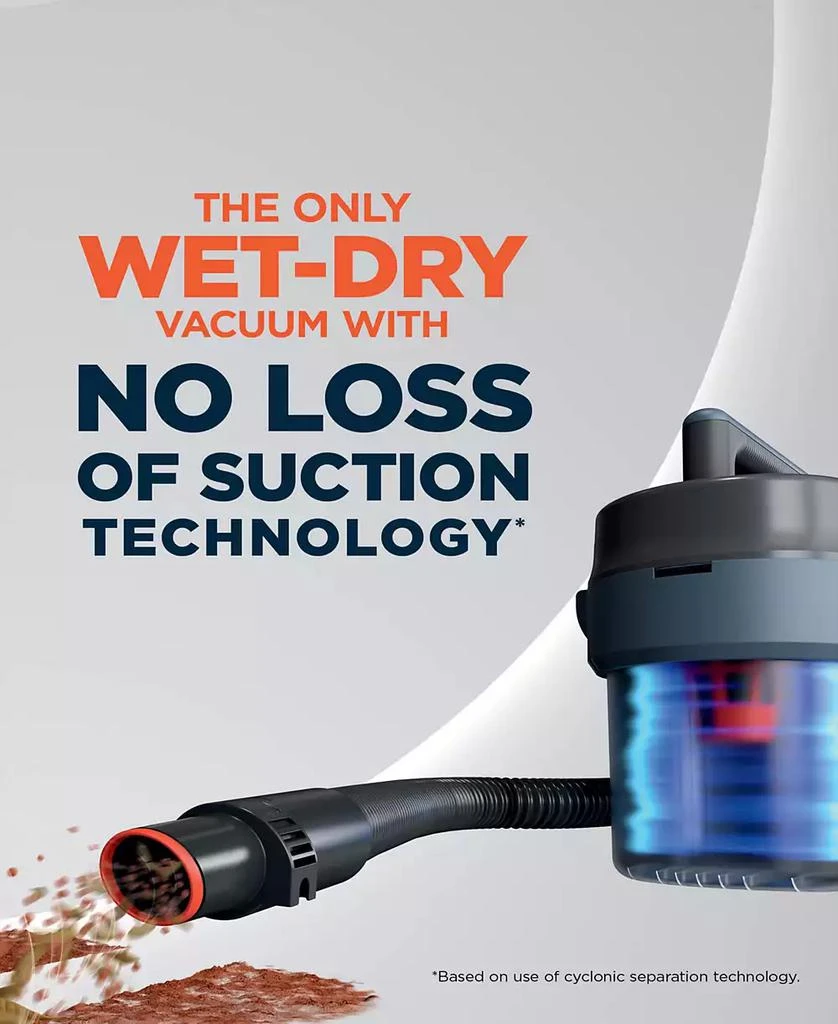 商品Macy's|MessMaster Portable Wet Dry Vacuum, 1 Gallon Capacity VS101,价格¥772,第5张图片详细描述