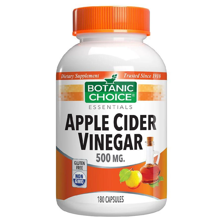 商品Botanic Choice|Apple Cider Vinegar 500 mg Capsules,价格¥249,第1张图片