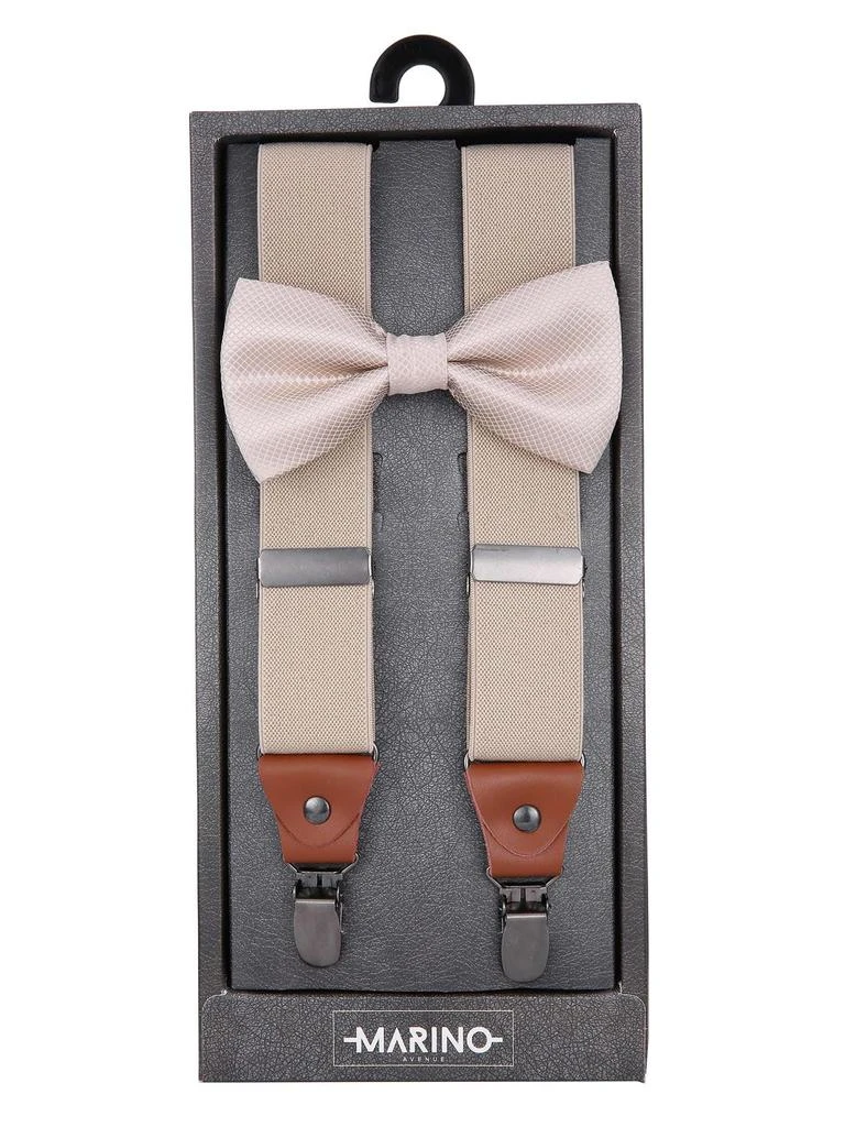 Canvas Twill 1.25Inch Wide Suspender and Bow Tie Set 商品