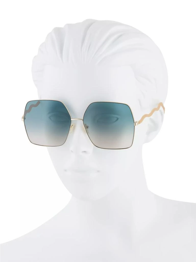 商品Chloé|Noore 64MM Square Sunglasses,价格¥3110,第4张图片详细描述