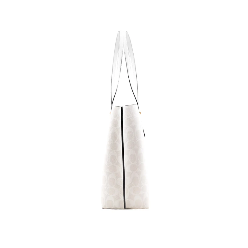 COACH 奥莱款Mollie女士PVC配皮带拉链隔层托特包 1665IMRFF 商品