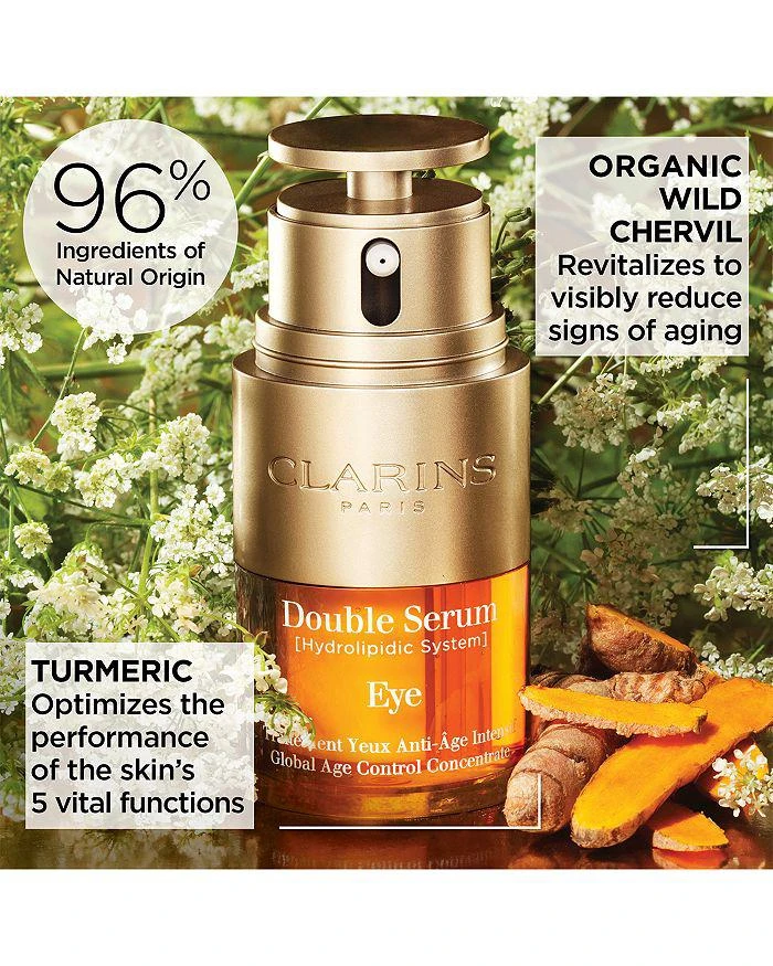 商品Clarins|Double Serum Eye Firming & Hydrating Anti-Aging Skincare Set ($107 Value),价格¥637,第4张图片详细描述