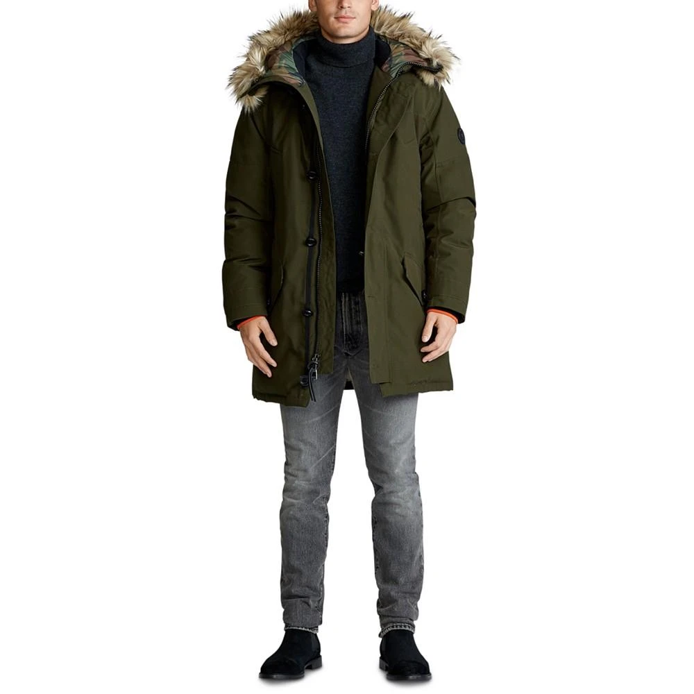 Men's Faux-Fur-Trim Down Parka 商品