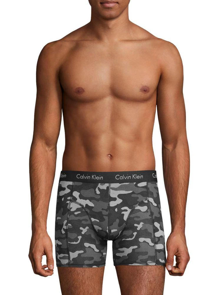 商品Calvin Klein|3-Pack Stretch Cotton Boxer Briefs,价格¥188,第2张图片详细描述