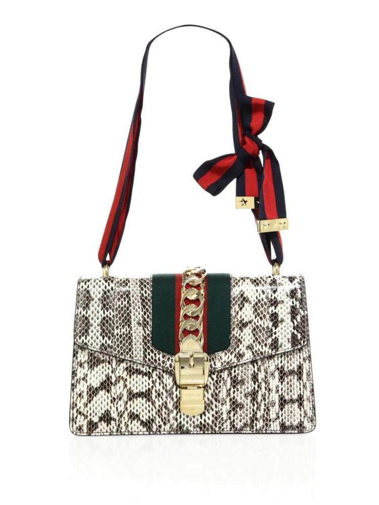 商品Gucci|Sylvie Snake Shoulder Bag,价格¥17258,第1张图片