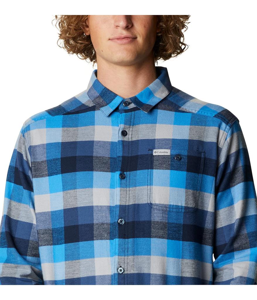 Men's Cornell Woods Flannel Long Sleeve Shirt商品第4张图片规格展示